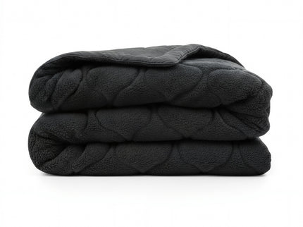 Lazy Dekbed Zonder Overtrek - Teddy - Zwart