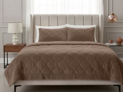 Lazy Dekbed Zonder Overtrek - Teddy - Taupe/Bruin