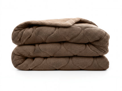 Kids Lazy Dekbed Zonder Overtrek - Teddy - Taupe/Bruin