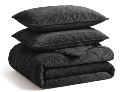 Lazy Dekbed Zonder Overtrek - Velvet - Zwart