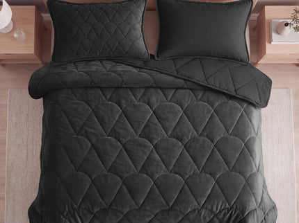 Lazy Dekbed Zonder Overtrek - Velvet - Zwart