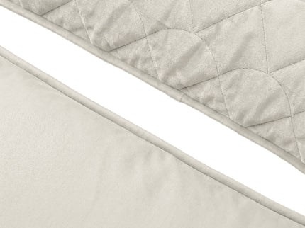 Lazy Dekbed Zonder Overtrek - Velvet - Beige/Off White