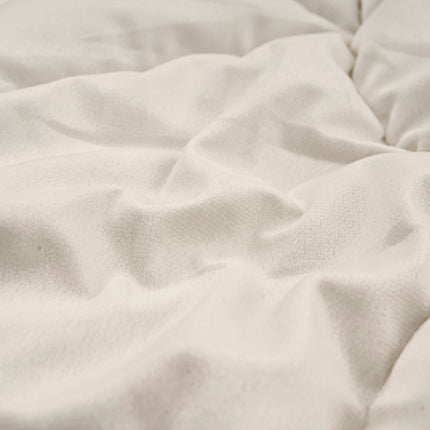 Kids Lazy Dekbed Zonder Overtrek - Velvet - Beige/Off White