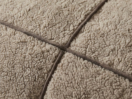 Dekbedovertrek Teddy Trim - Taupe