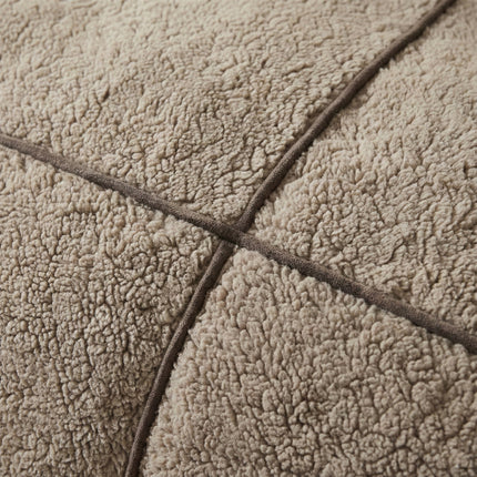 Dekbedovertrek Teddy Trim - Taupe