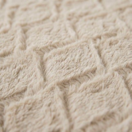 Dekbedovertrek Teddy Faux Fur Syon - Taupe