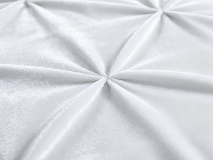 Lazy Dekbed Zonder Overtrek - Velvet Pintuck - Wit