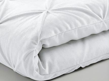 Lazy Dekbed Zonder Overtrek - Velvet Pintuck - Wit