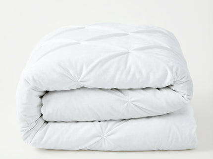 Lazy Dekbed Zonder Overtrek - Velvet Pintuck - Wit