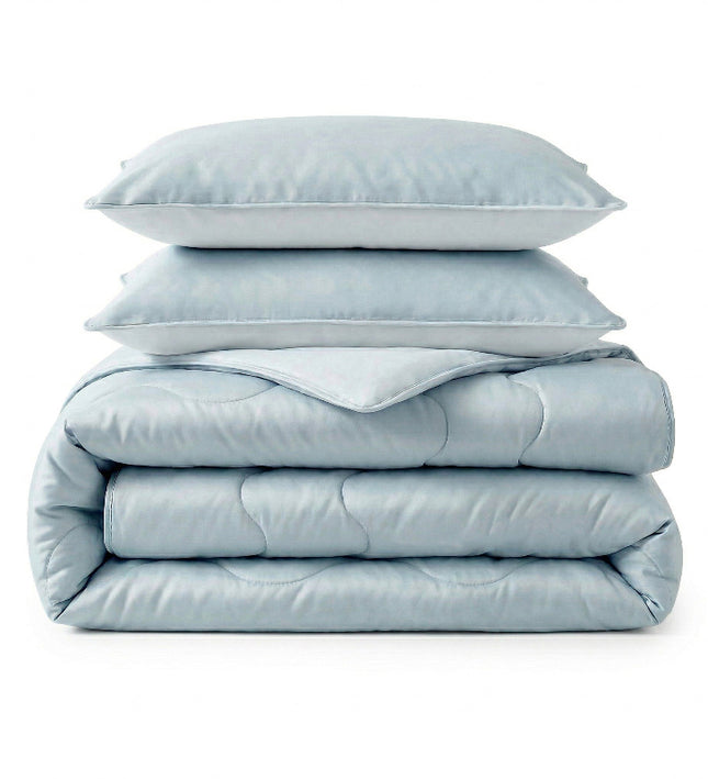Lazy Dekbed Zonder Overtrek - Verkoelend - Blauw