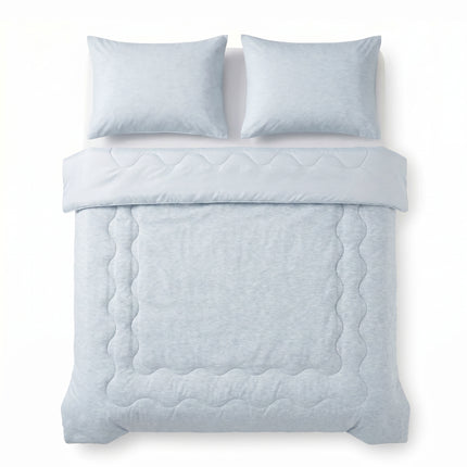 Lazy Dekbed Zonder Overtrek Verkoelend - Blauw