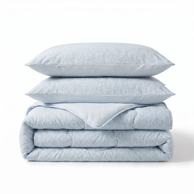 Lazy Dekbed Zonder Overtrek Verkoelend - Blauw
