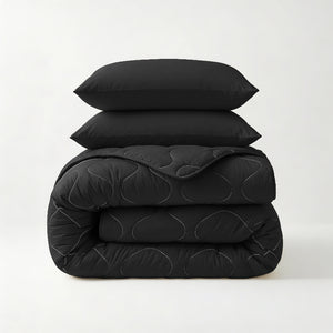 Lazy Dekbed Zonder Overtrek - Zwart