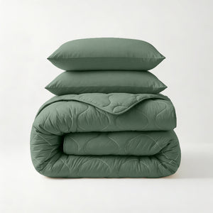 Lazy Dekbed Zonder Overtrek - Groen