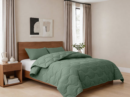 Lazy Dekbed Zonder Overtrek - Groen