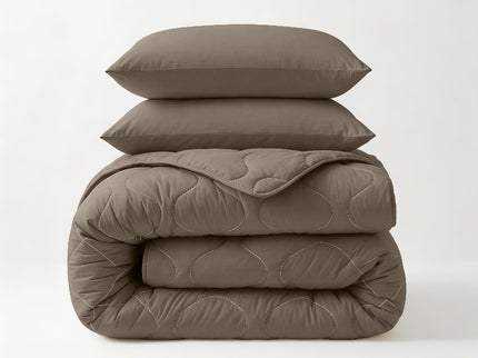 Lazy Dekbed Zonder Overtrek - Teak