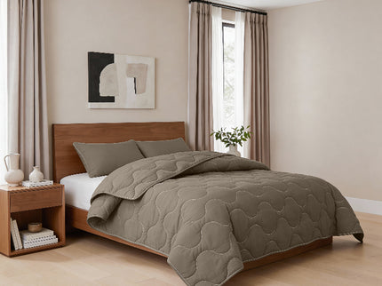 Lazy Dekbed Zonder Overtrek - Teak