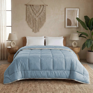 Lazy Dekbed Zonder Overtrek - 3D Air - Blauw