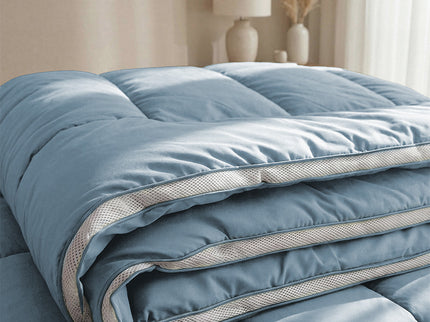 Lazy Dekbed Zonder Overtrek - 3D Air - Blauw