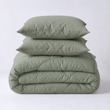 Lazy Zomerdekbed Zonder Overtrek - Uni - Groen