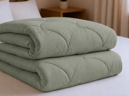Lazy Zomerdekbed Zonder Overtrek - Uni - Groen