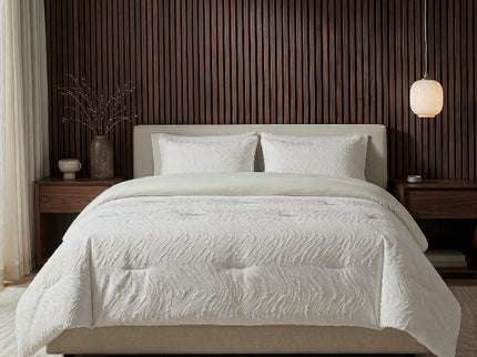 Lazy Dekbed Zonder Overtrek Salva - Beige/Off-White