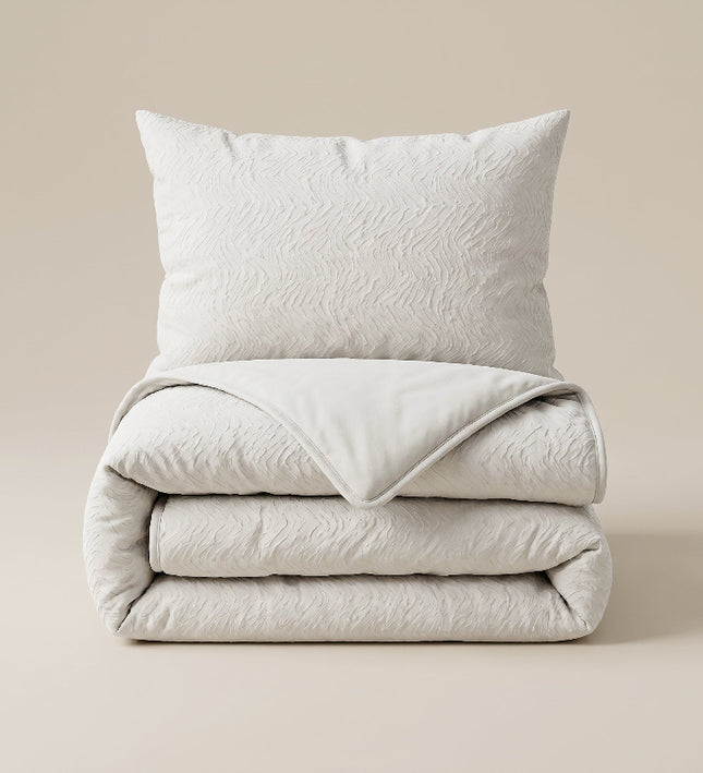 Lazy Dekbed Zonder Overtrek Salva - Beige/Off-White