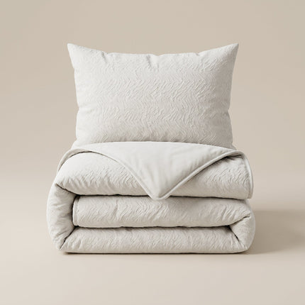 Lazy Dekbed Zonder Overtrek Salva - Beige/Off-White