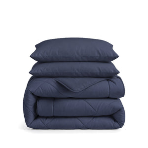 Easy Dekbed Zonder Overtrek Uni - Navy