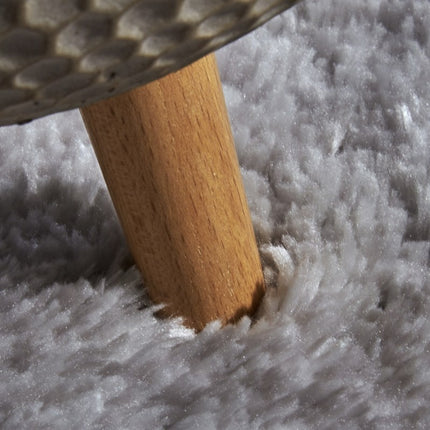 Vloerkleed Olaf Rond - Lichtgrijs