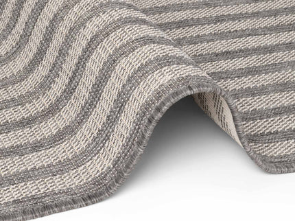 Vloerkleed Linley Rechthoekig - Grijs Wit