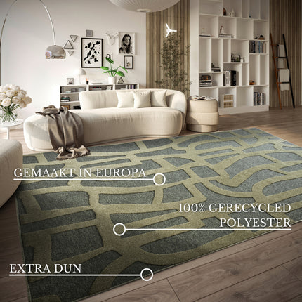 Vloerkleed Vintage Therese - Groen
