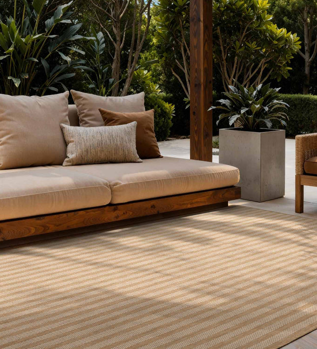 Vloerkleed Linley Rechthoekig - Jute wit