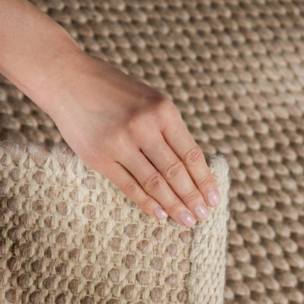 Vloerkleed Beans Rechthoekig - Natuurbeige