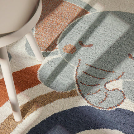 Vloerkleed Dreamy Jumbo Rechthoekig - Creme Multicolor