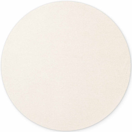 Vloerkleed Knots Rond - Natuurlijk Wit