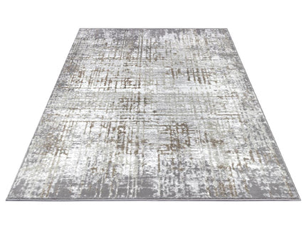 Vloerkleed Abstract - Creme / Grijs