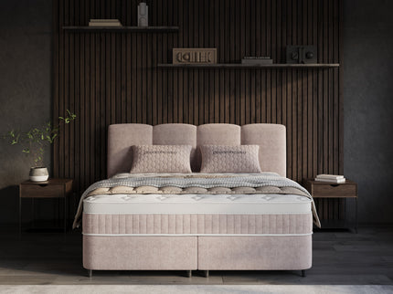 Boxspring met Opbergruimte - Allure - Taupe
