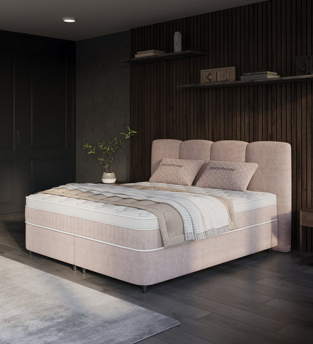 Boxspring met Opbergruimte - Allure - Taupe