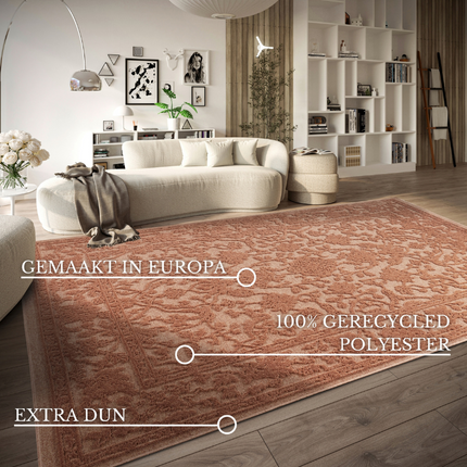 Vloerkleed Vintage Amber - Koper