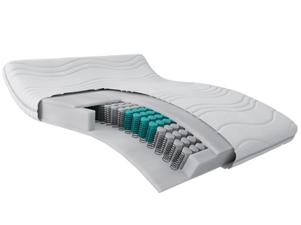 Matras Luxury Line - Pocketvering & NASA Traagschuim - Bamboe