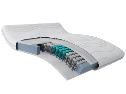 Matras Luxury Line - Pocketvering & Hybrid Koudschuim - Bamboe