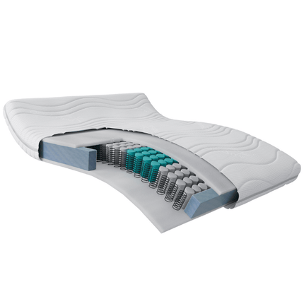 Matras Luxury Line - Pocketvering & Hybrid Koudschuim - Bamboe