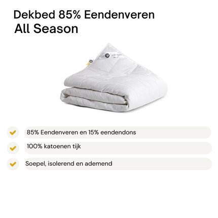 Dekbed Dons - 85% Eendenveren - All Season