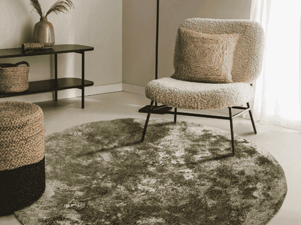 Vloerkleed Calida Rond - Groen