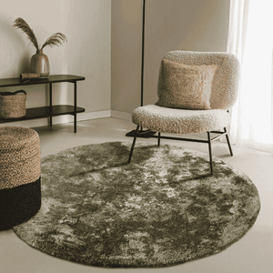 Vloerkleed Calida Rond - Groen
