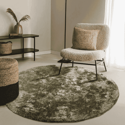 Vloerkleed Calida Rond - Groen