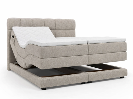 Elektrische Boxspring Lucca - Beige