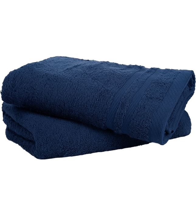 2-PACK Handdoek Katoen - Navy