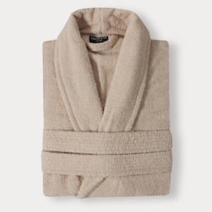 Luxe Badjas Katoen - Beige